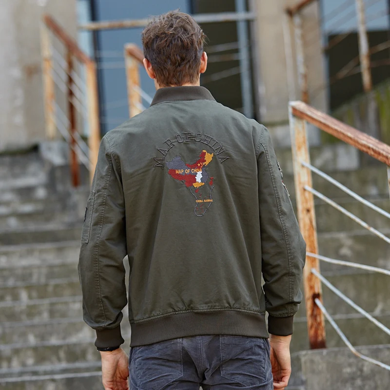 Herren Kapuzen-Canvasjacke im Military-Utility-Stil mit Camouflagemanschette und Rippbündchen Nord Taschen