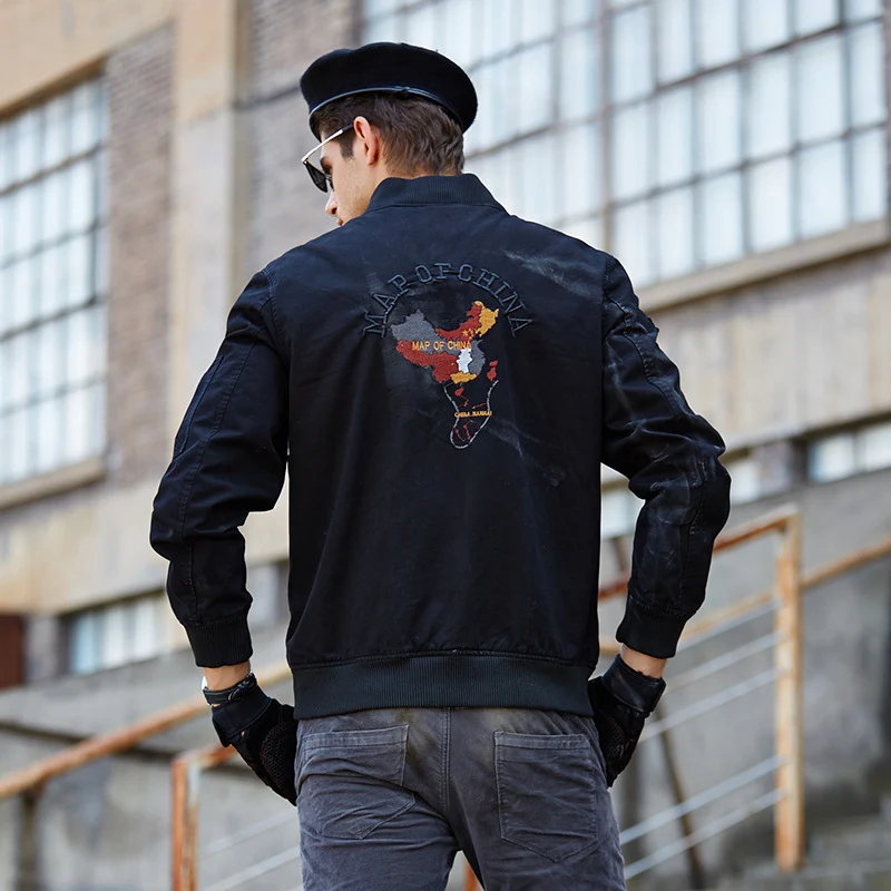 Herren Kapuzen-Canvasjacke im Military-Utility-Stil mit Camouflagemanschette und Rippbündchen Nord Taschen