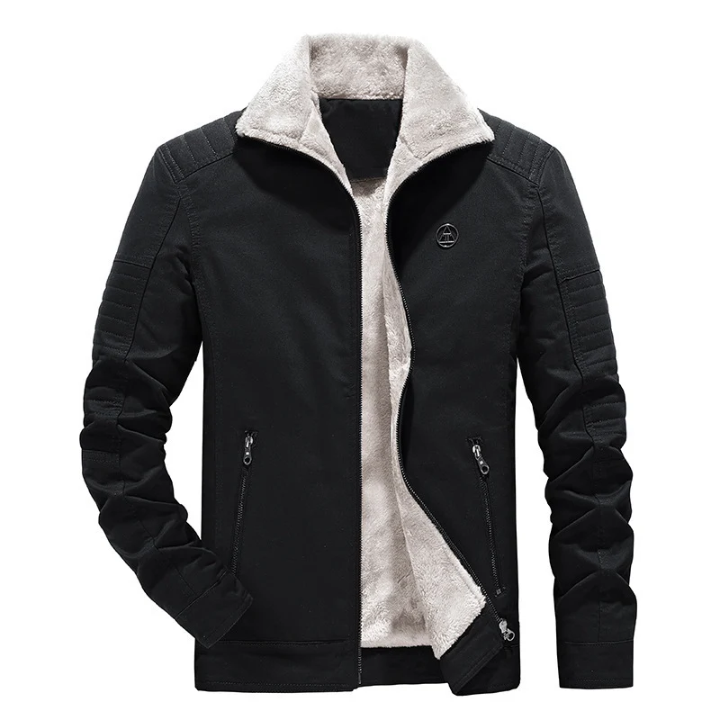 Herren Hybrid-Fliegerblouson mit Teddyfleece-Innenfutter und gesteppter Ärmepasse Nord Taschen