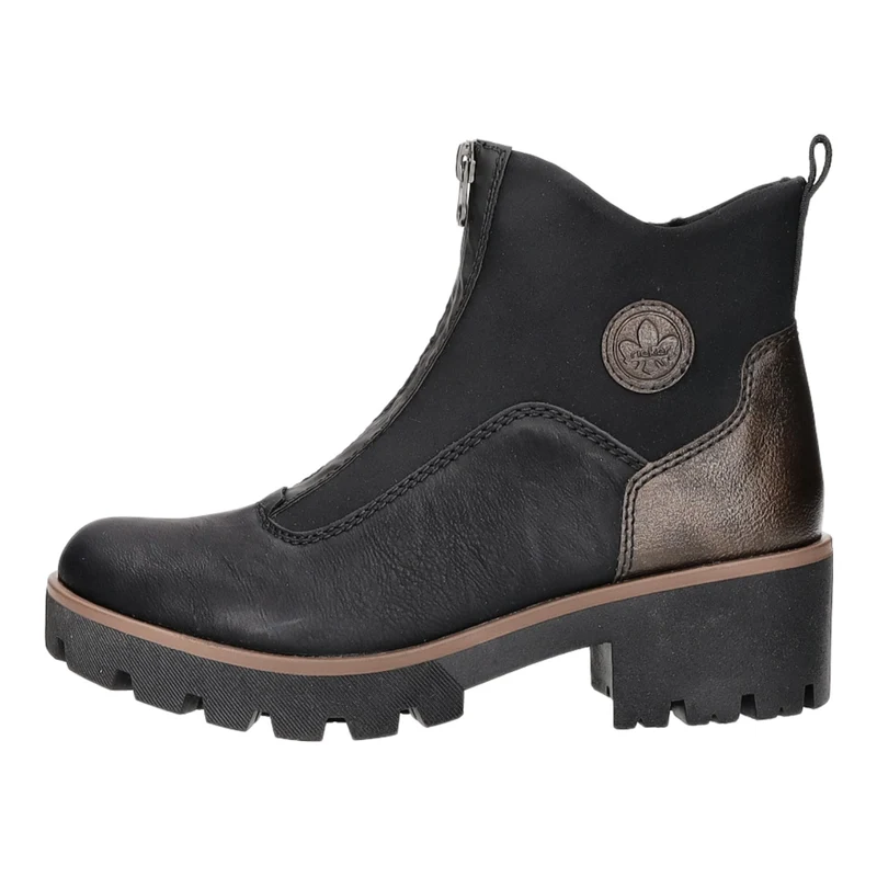 Rieker Schlupf-/Reißverschlußstiefelette Warmfutter ab 35mm Absatz