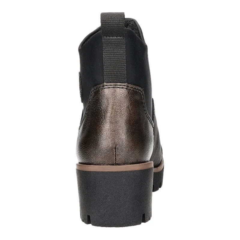 Rieker Schlupf-/Reißverschlußstiefelette Warmfutter ab 35mm Absatz