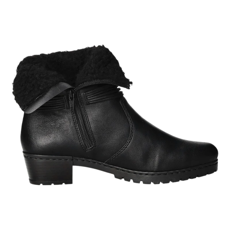 Rieker Schlupf-/Reißverschlußstiefelette Warmfutter ab 35mm Absatz
