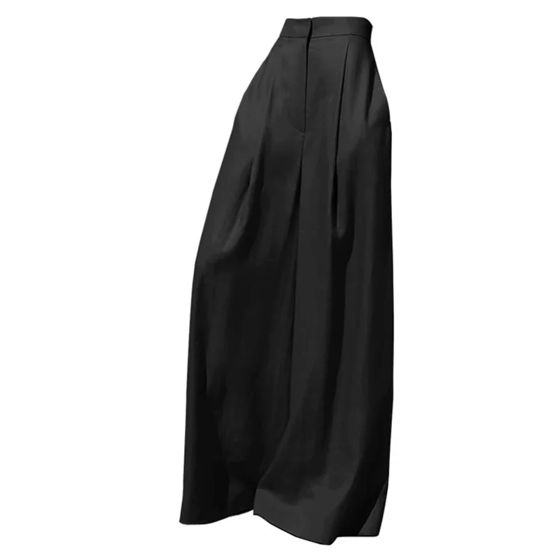 Damen Weite Leinenhose Nord Taschen