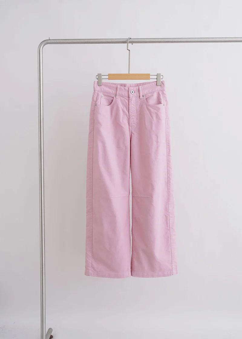 Damen Weite High-Waist Hose Nord Taschen