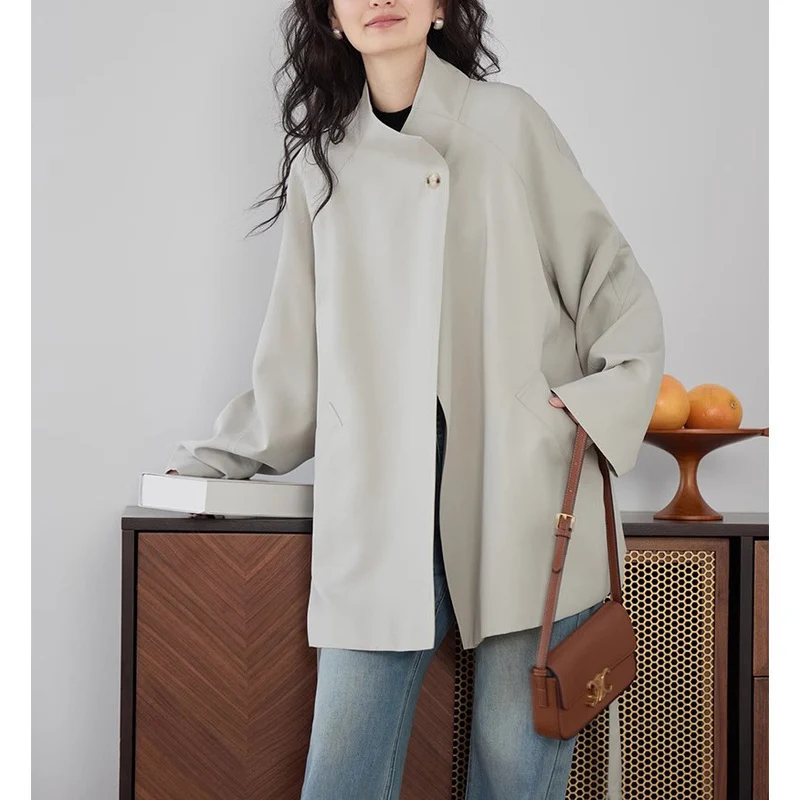 Damen Weit geschnittene Jacke mit modernen Details Nord Taschen