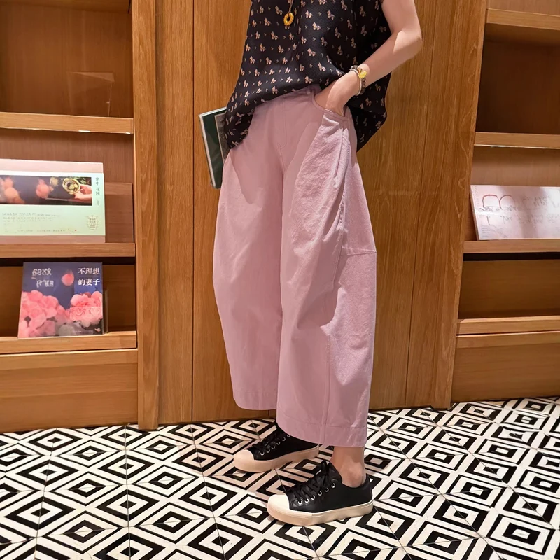 Damen Weit geschnittene Culotte-Jeans Nord Taschen