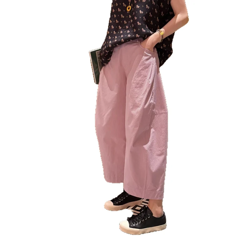 Damen Weit geschnittene Culotte-Jeans Nord Taschen