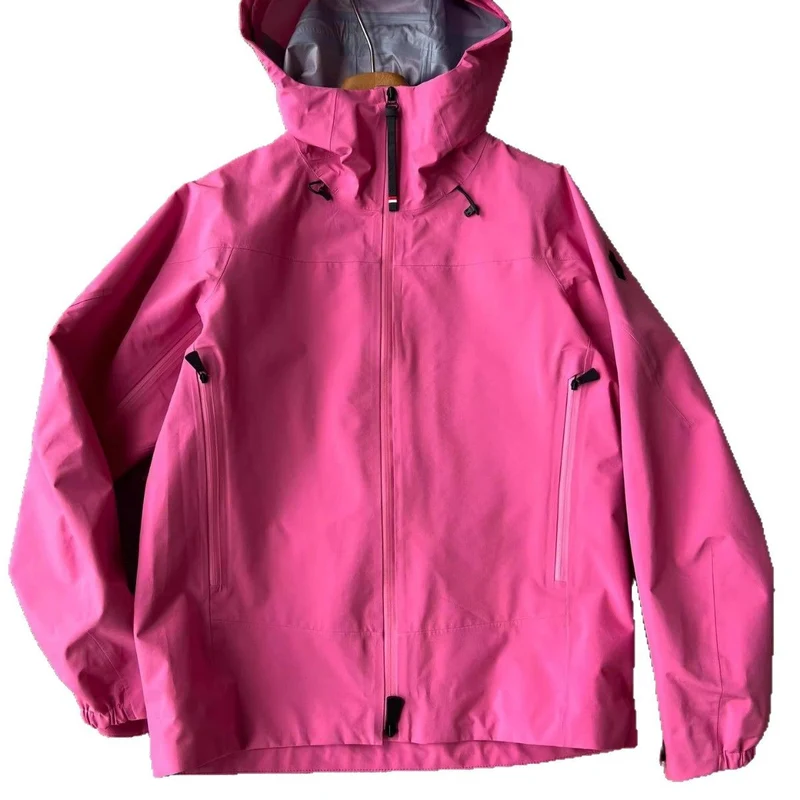 Damen Wasserdichte Outdoorjacke mit verstellbarem Kragen Nord Taschen