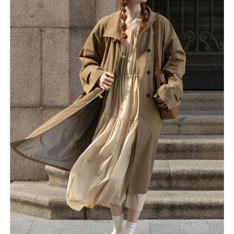Damen Urbaner Trenchcoat Nord Taschen