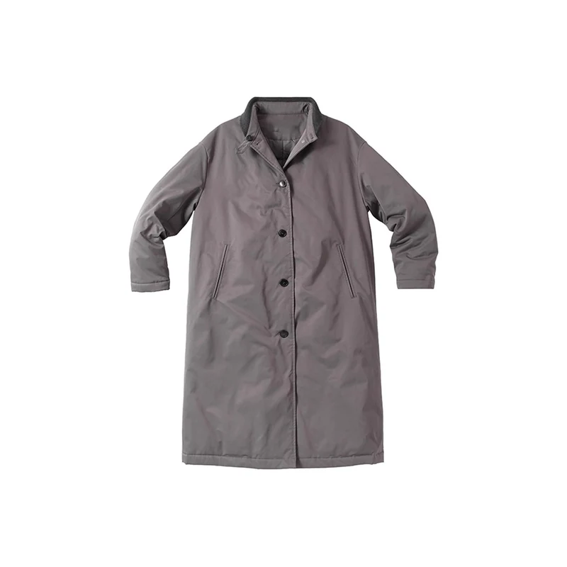 Damen Urbaner Mittel langer Mantel Nord Taschen