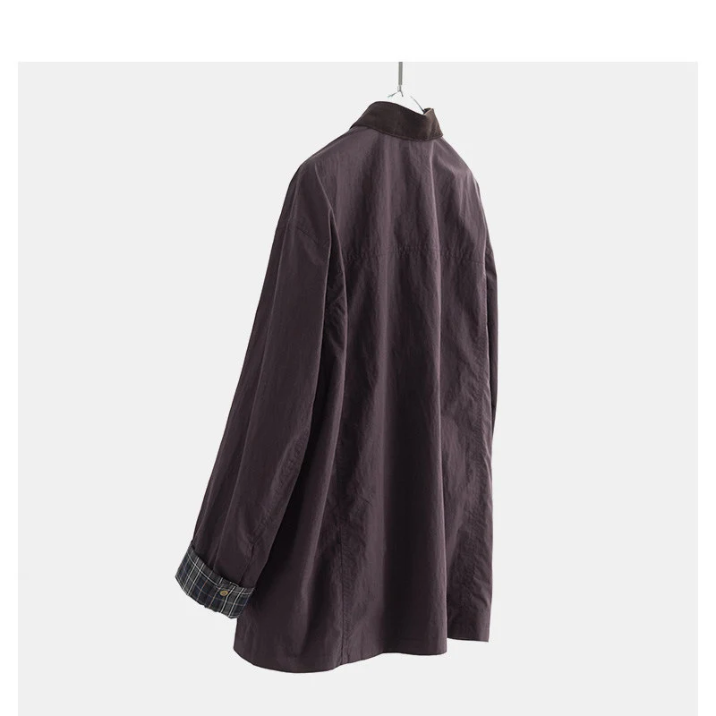 Damen Urbane Utility-Jacke mit hohem Kragen Nord Taschen