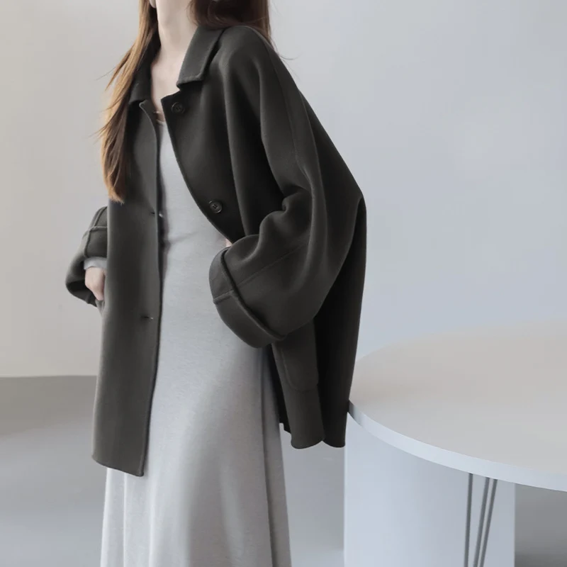 Damen Übergroße Utility-Jacke Nord Taschen