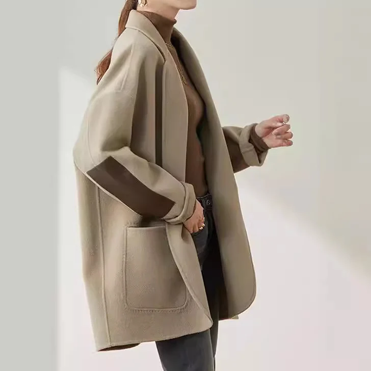 Damen stylischer und bequemer Oversized-Blazer Nord Taschen