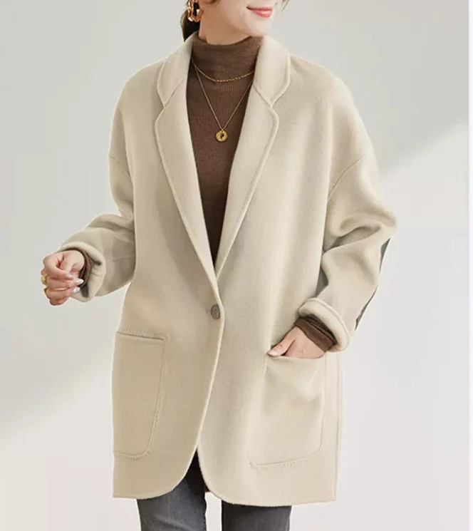 Damen stylischer und bequemer Oversized-Blazer Nord Taschen