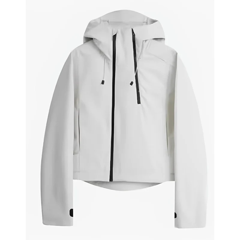 Damen Stylische Übergangsjacke mit hohem Kragen Nord Taschen