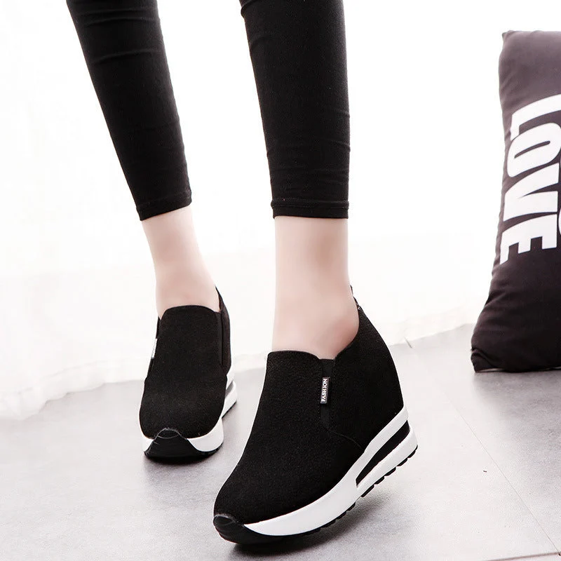 Damen Sportliche Wedge Sneakers