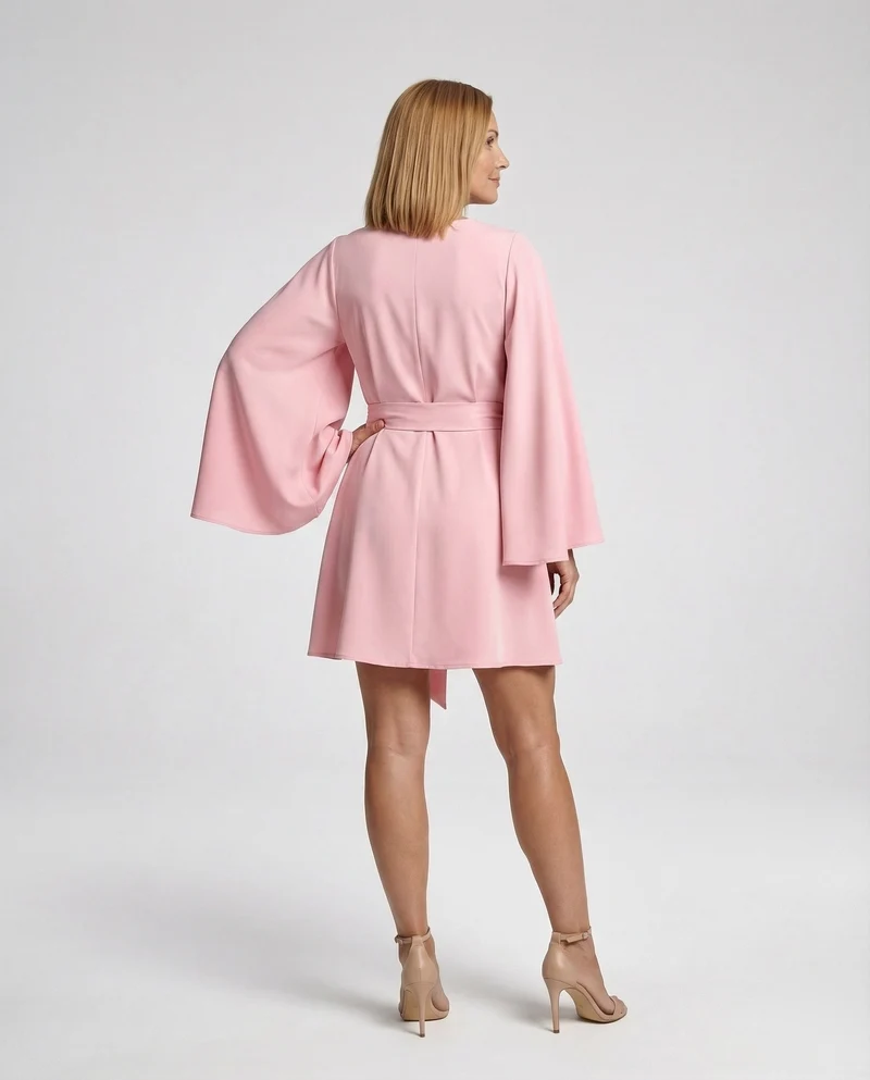 Elegantes Minikleid Mit Kimonoärmeln Damen