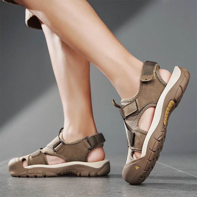 Damen Multifunktionale Outdoor-Sandalen mit verstellbaren Riemen und rutschfester Sohle
