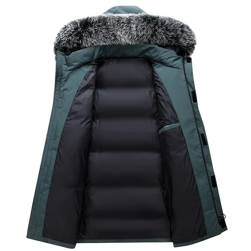 Lange Winterjacke