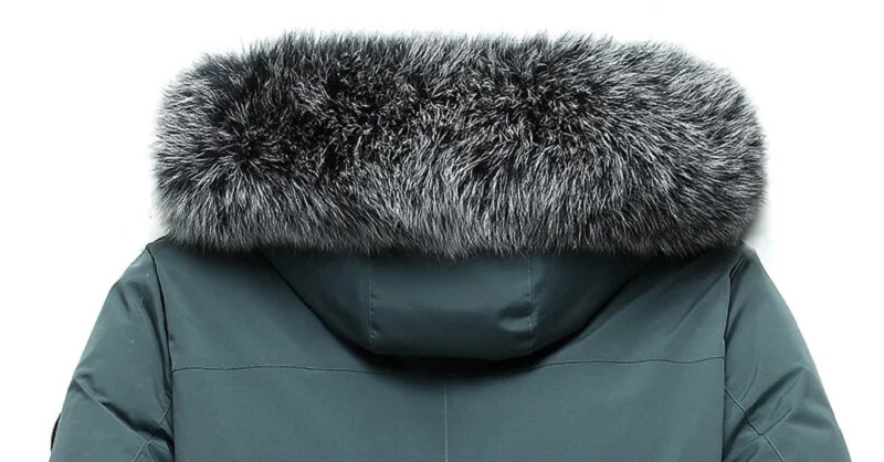 Lange Winterjacke