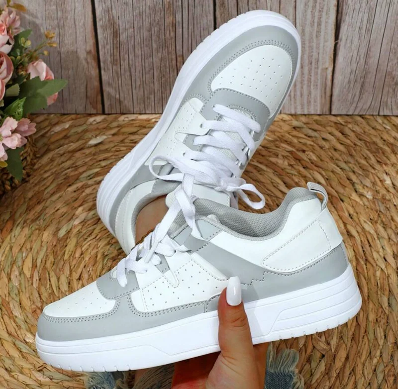 Damen Sneakers Leopard Muster Trendy
