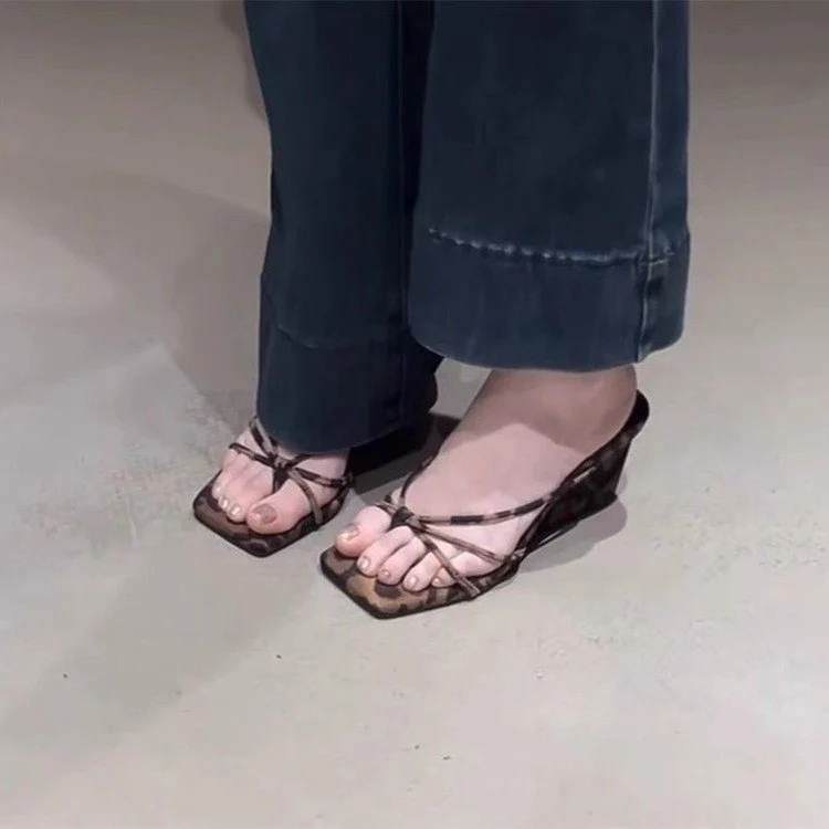 Damen Wedgesandalen mit elegantem Riemchen-Design und bequemer Innensohle Nord Taschen