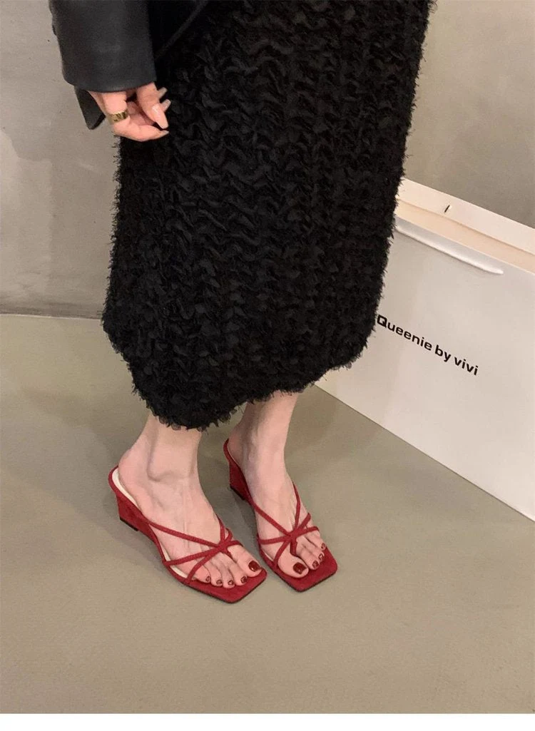 Damen Wedgesandalen mit elegantem Riemchen-Design und bequemer Innensohle Nord Taschen