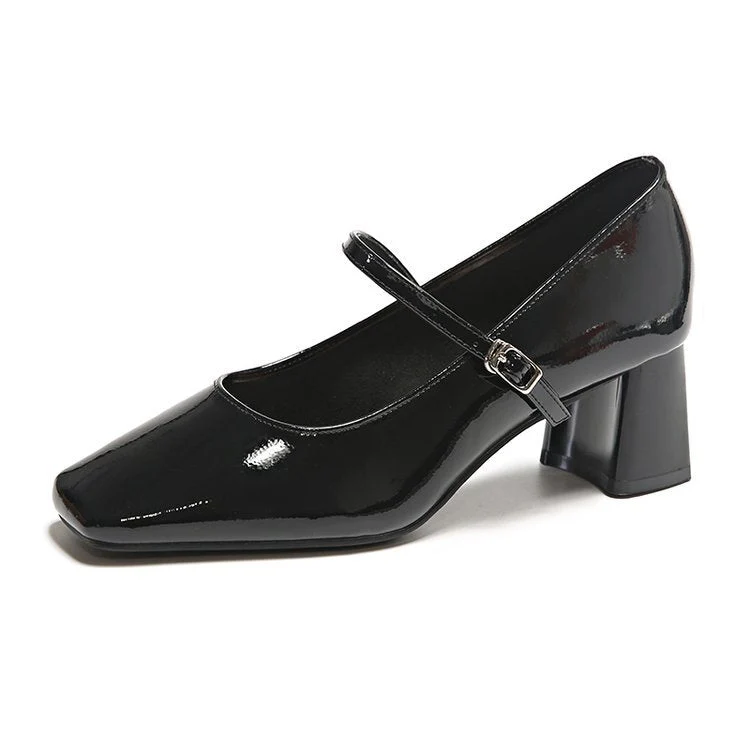 Damen spezielle Blockabsatz-Pumps mit verstellbarem Riemen Nord Taschen