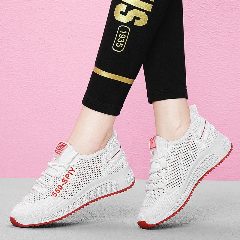Damen Atmungsaktive und flexible Laufschuhe mit dämpfender Sohle