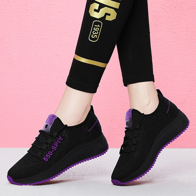 Damen Atmungsaktive und flexible Laufschuhe mit dämpfender Sohle