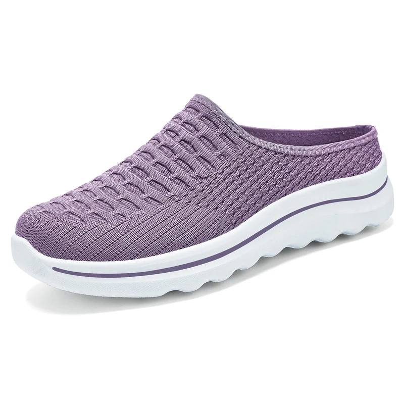 Damen Bequeme Slip-On Clogs mit atmungsaktiver Netzstruktur Nord Taschen