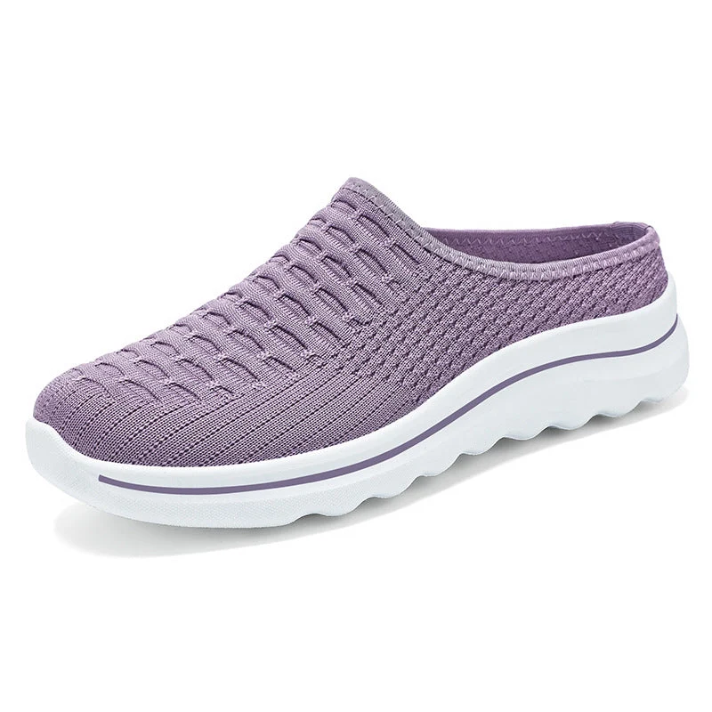 Damen Bequeme Slip-On Clogs mit atmungsaktiver Netzstruktur Nord Taschen