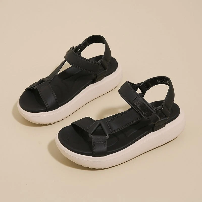 Damen Komfortable Sandalen mit verstellbaren Riemen und dämpfendem Fußbett Nord Taschen