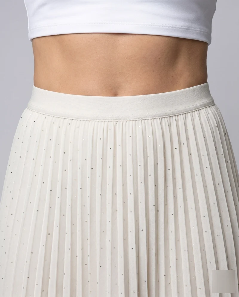 Damen Plissierter Midirock mit elegantem Stil