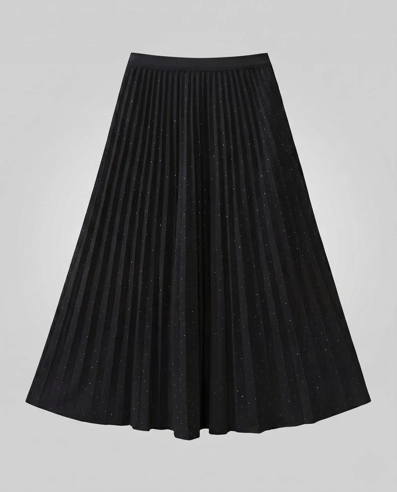 Damen Plissierter Midirock mit elegantem Stil