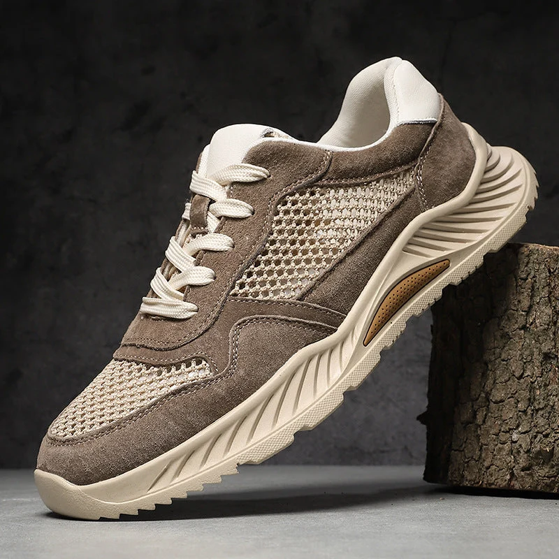 Herren Atmungsaktive Sport-Sneaker mit flexibler Gummisohle und robustem Obermaterial