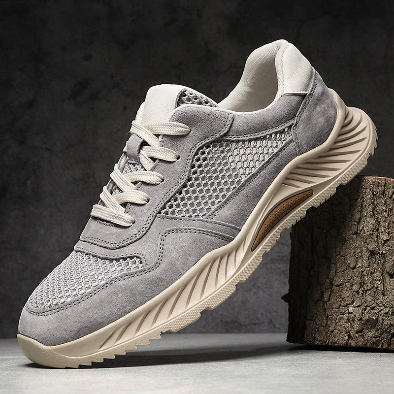 Herren Atmungsaktive Sport-Sneaker mit flexibler Gummisohle und robustem Obermaterial