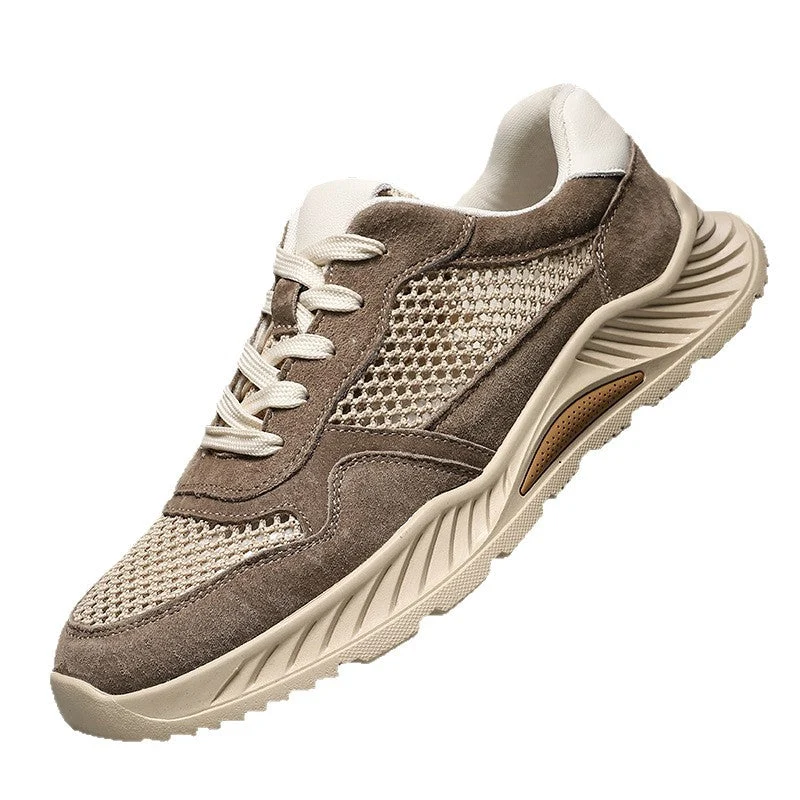 Herren Atmungsaktive Sport-Sneaker mit flexibler Gummisohle und robustem Obermaterial