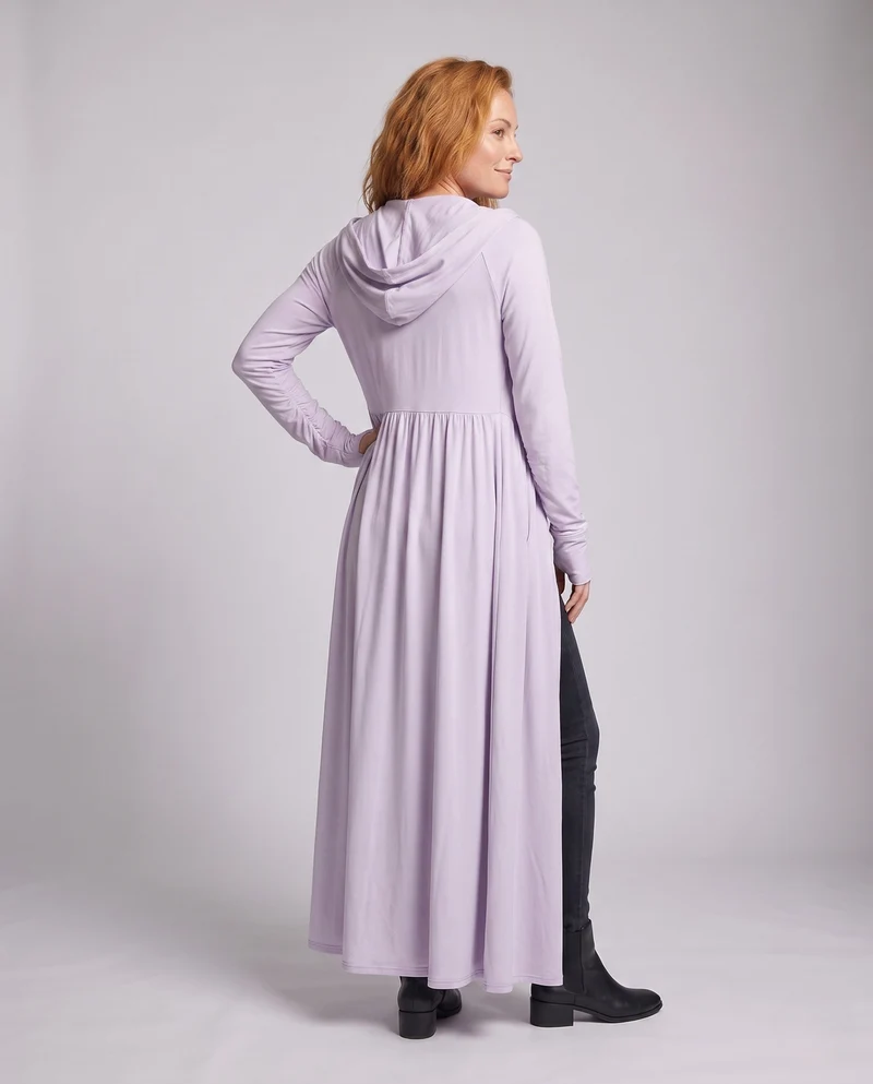 Damen UV-Schutz Maxi-Jacke mit Kapuze