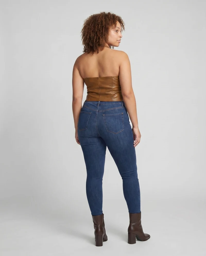 Damen modisches Halter-Oberteil mit Schnürung und figurbetontem Schnitt