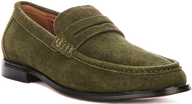 Justinreess England Fenton In Olive For Men