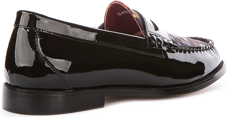 Justinreess England Gabriel In Black Patent For Men