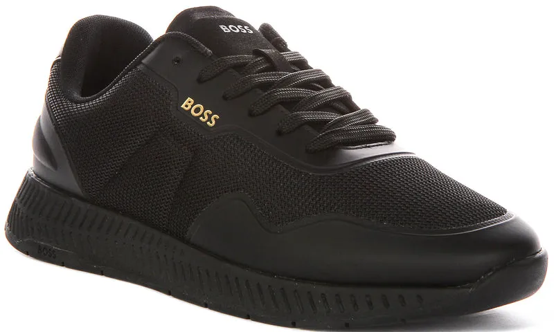 Boss Titanium Runner In Black For Men
