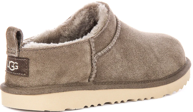 UGG K Classic Micro In Grey For Juniors