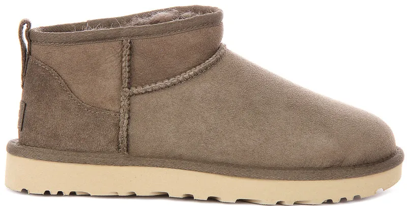 UGG W Classic Ultra Mini In Dark Grey For Women