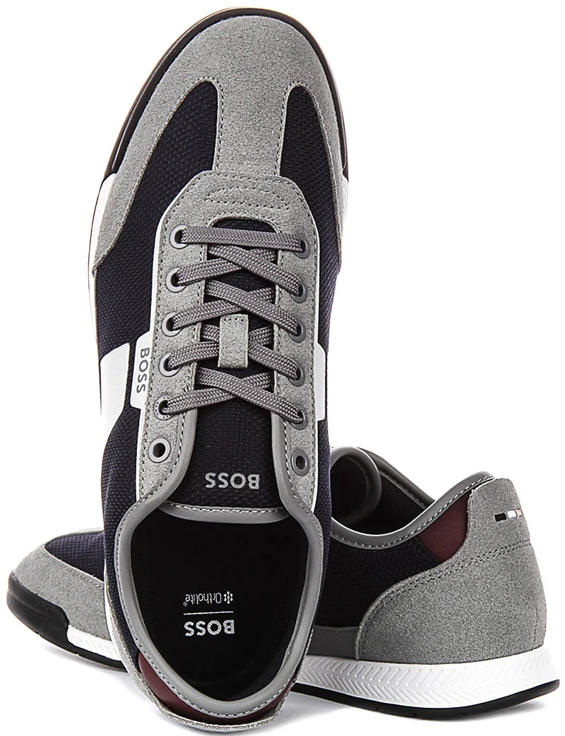 Boss Nitan Low Profile Tx In Blue Grey For Men