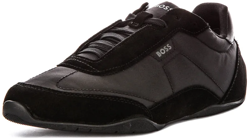 Boss Jaylen Low Profile In Black Suede For Men