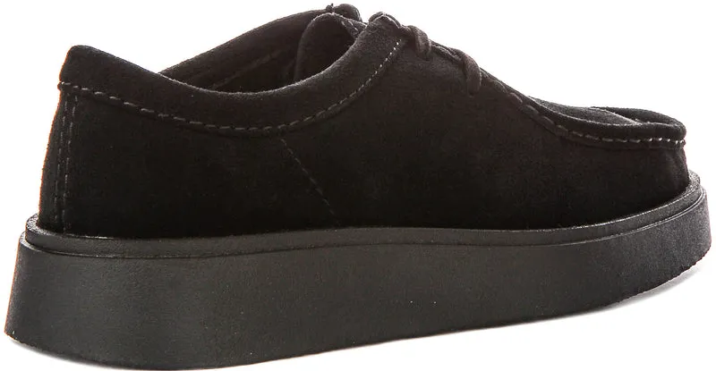 Clarks Torview In Black Suede For Men