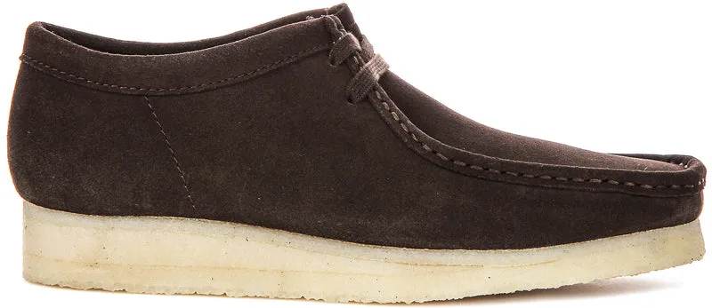 Clarks Originals Wallabee In Brown Suede For Men