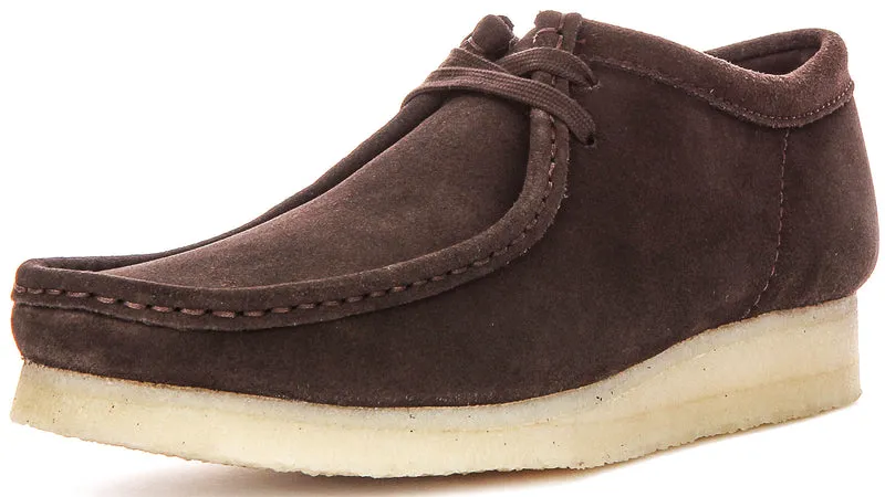 Clarks Originals Wallabee In Brown Suede For Men